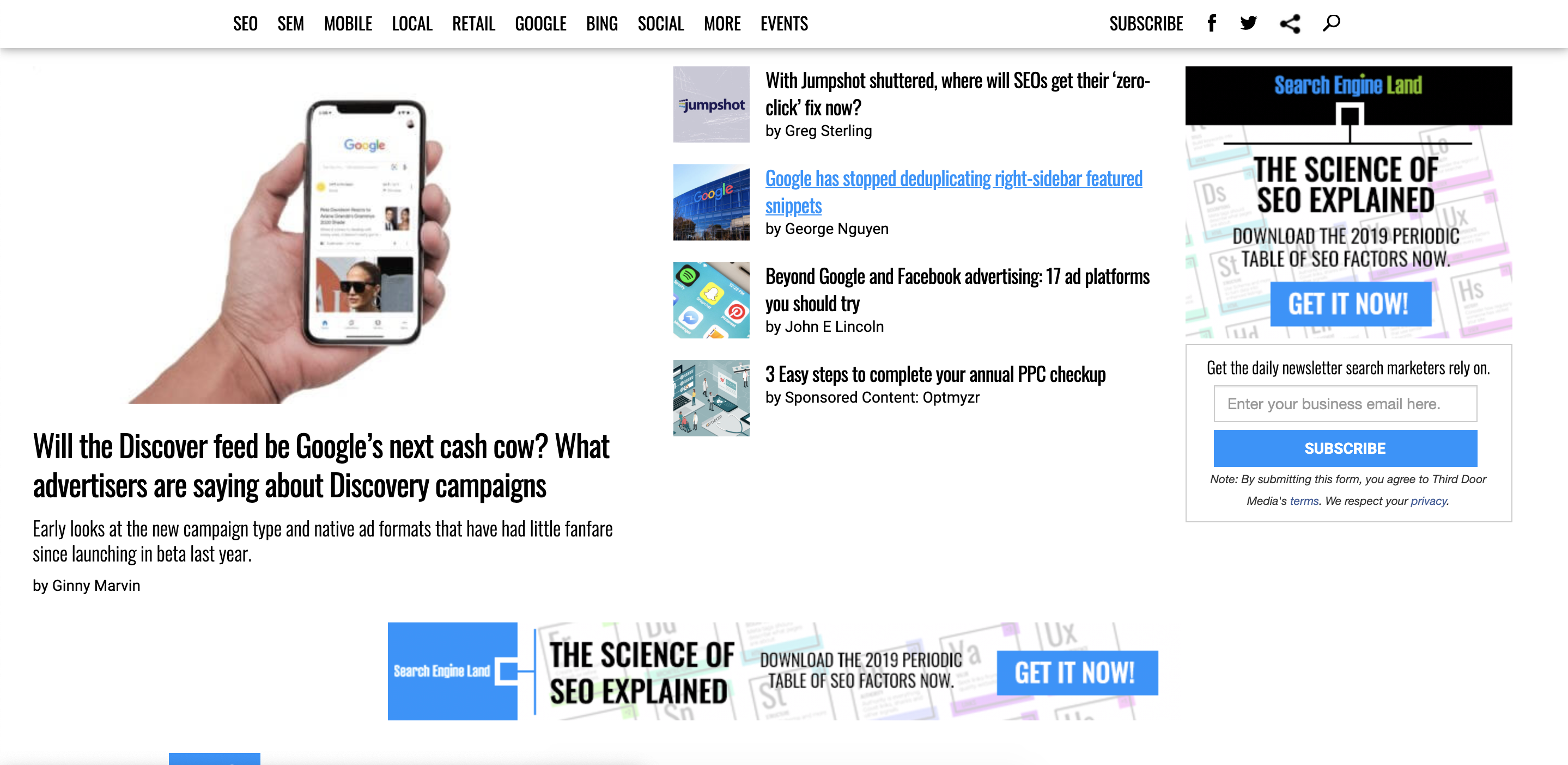 The 6 best SEO news sites marketers must bookmark in 2020 IMPACT